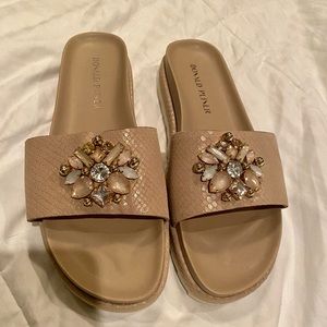 Donald Pliner Sandals w/ jewels